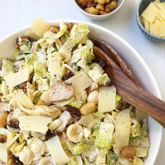 Chicken Caesar Pasta Salad