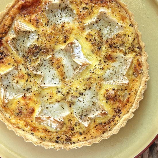 Goat Cheese & Onion Quiche