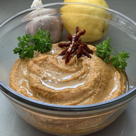 Sun-Dried Tomato Hummus