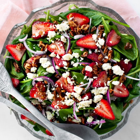 Strawberry Spinach Salad