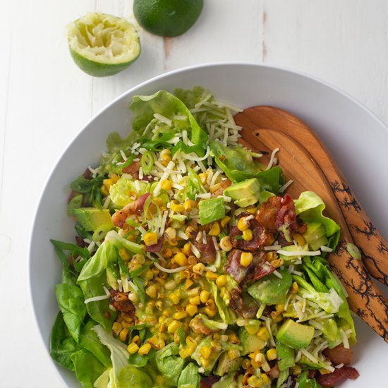 Bacon, Corn and Avocado Salad