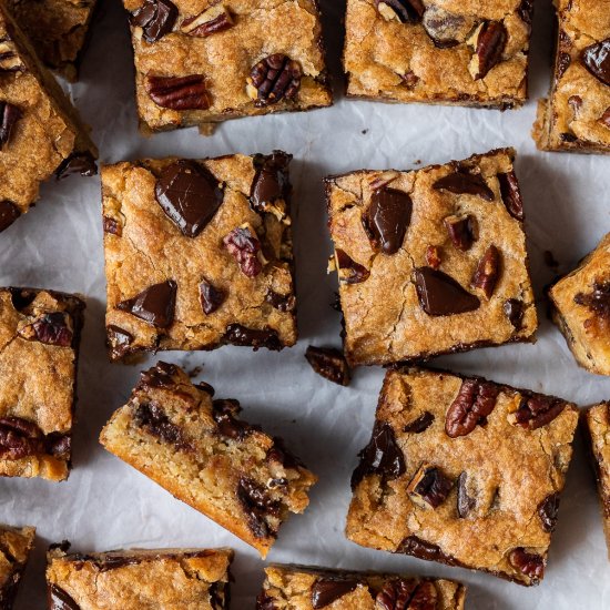 Vegan Banana Blondies