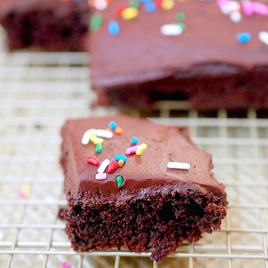 Sourdough chocolate cake