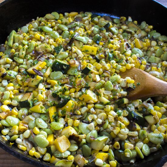 Karen’s Skillet Succotash