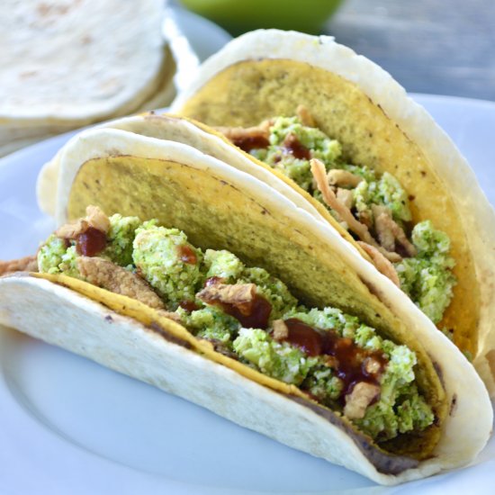 Double Decker Broccoli Tacos