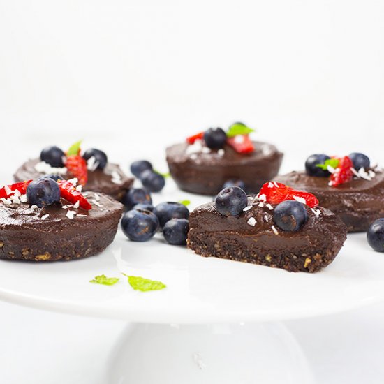 No Bake Chocolate Cheesecakes (DF)