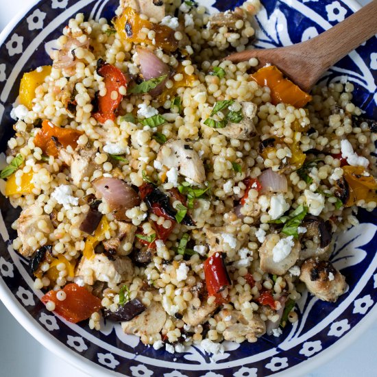 Israeli Couscous with Chicken