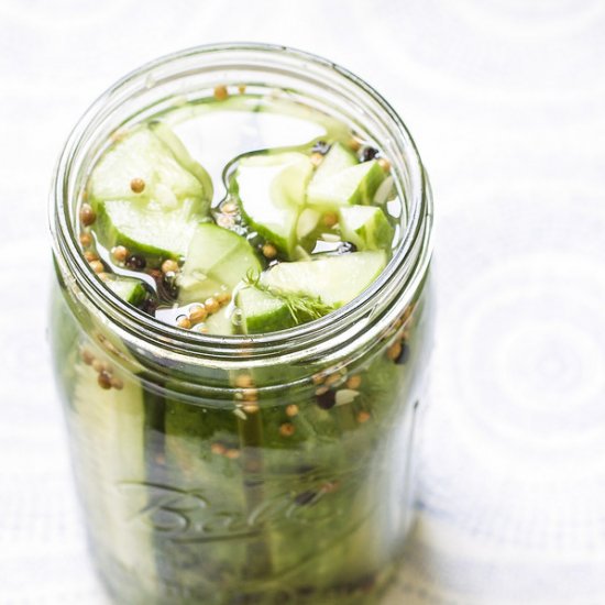 The BEST Refrigerator Dill Pickles