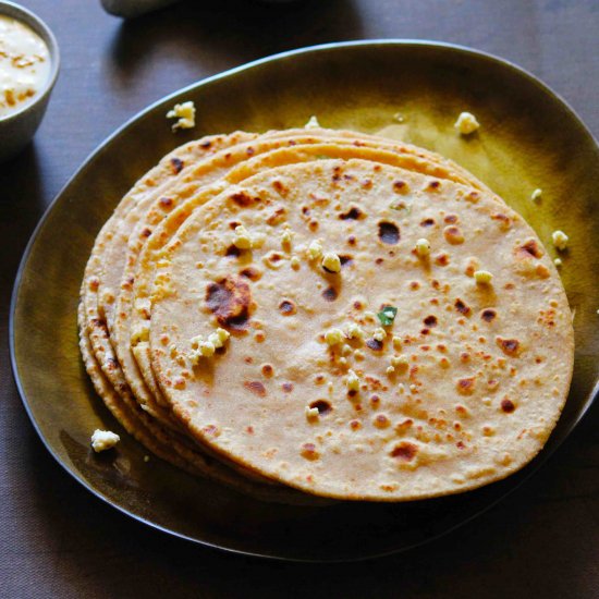 Paneer Paratha | Cottage cheese