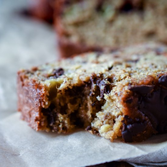 Chopped Chocolate Banana Bread