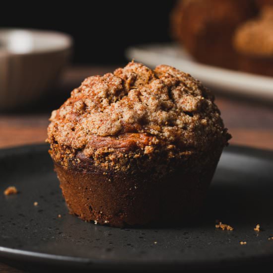 Vegan Snickerdoodle Banana Muffins