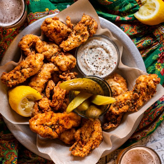 Dill Pickle Chicken Fingers