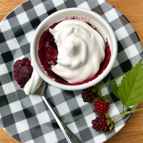 Easy Vegan Berry Cobbler