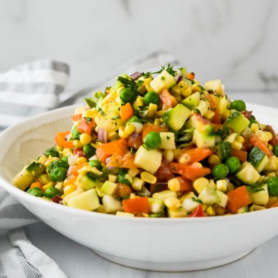 Summer Chopped Veggie Salad