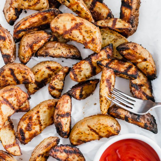 Grilled Potato Wedges