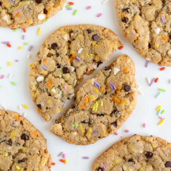 Vegan Birthday Cake Cookies