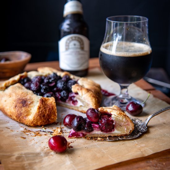 Cherry Ale Ricotta Crostata