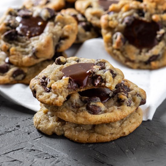 Caramel Chocolate Chip Cookies