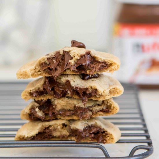 Nutella Chocolate Chip Cookies