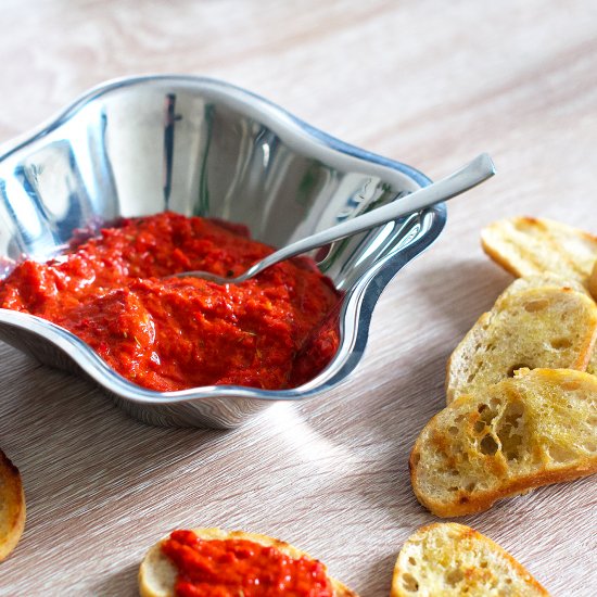 Red Bell Pepper Dip