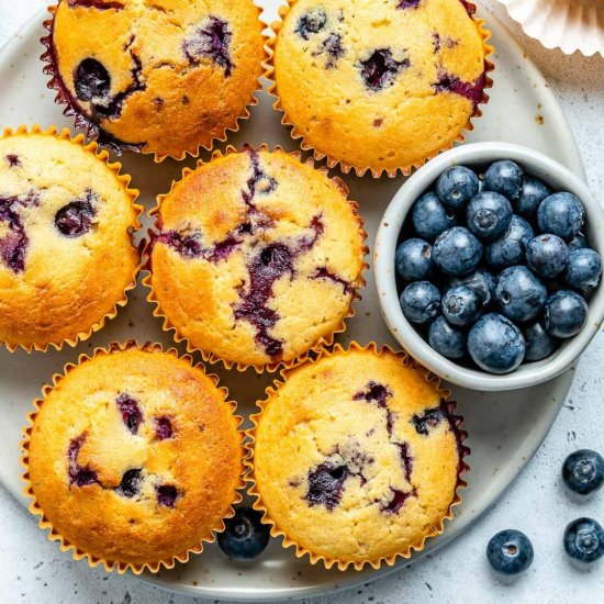 LEMON BLUEBERRY MUFFINS