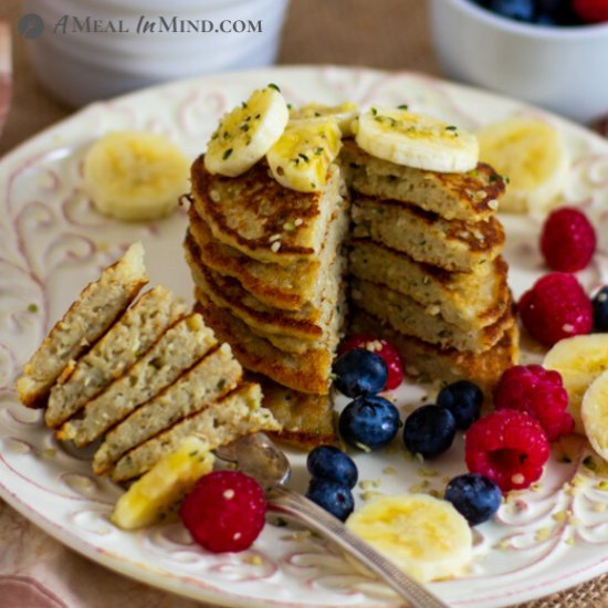 Oat Hemp Protein Pancakes GF