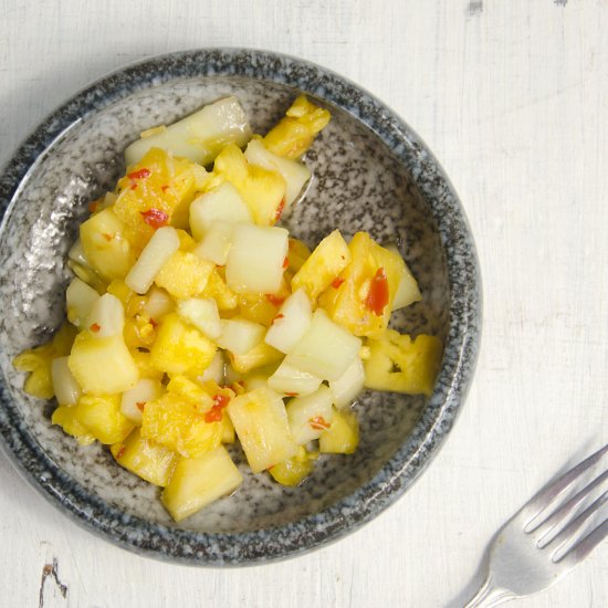 Eurasian pickled pineapples