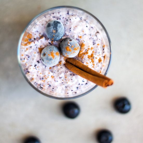 Blueberry and Coconut Chia Pudding