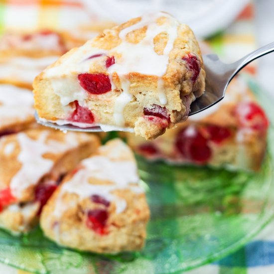 Air Fryer Cherry Scones