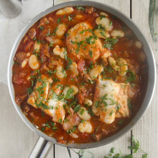 Fish and Butter Bean Stew | Spanish