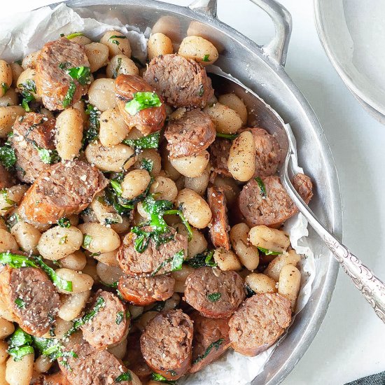 Brown Butter Sage Gnocchi & Sausage