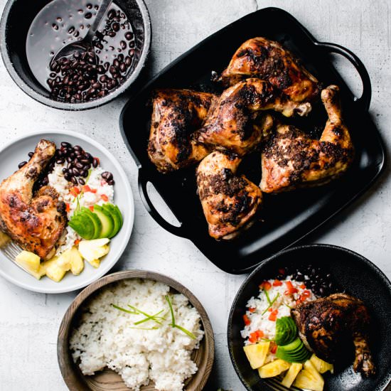 FIERY HOT AND JUICY JERK CHICKEN