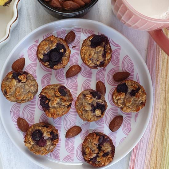 baked oatmeal bites