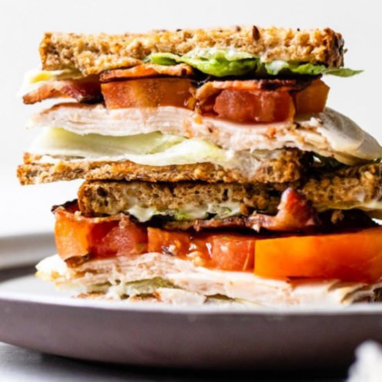 Turkey Club sandwich