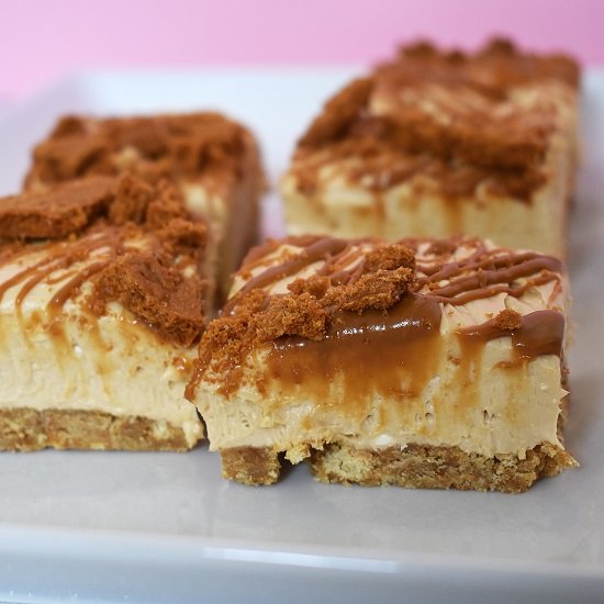 No Bake Biscoff Cheesecake