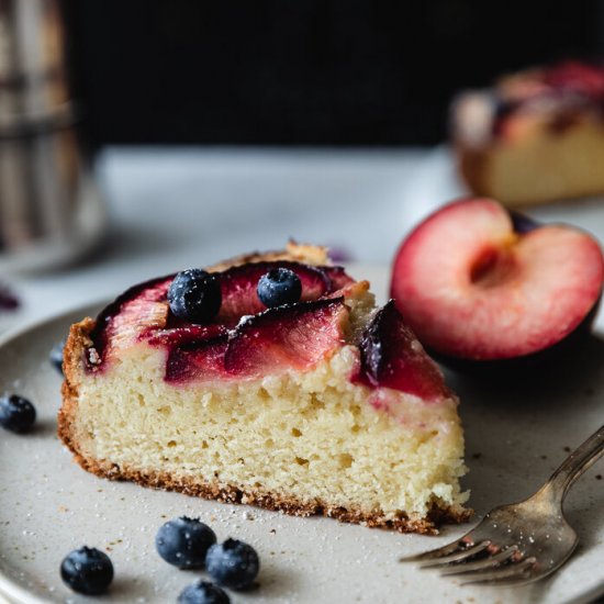 Plum Ricotta Cake