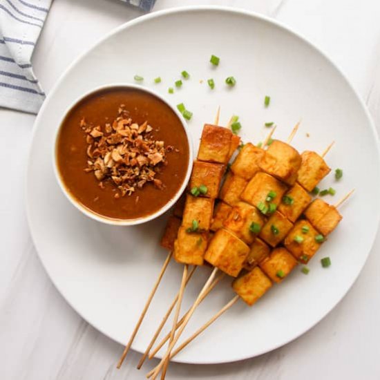 Vegan Satay With Peanut Sauce