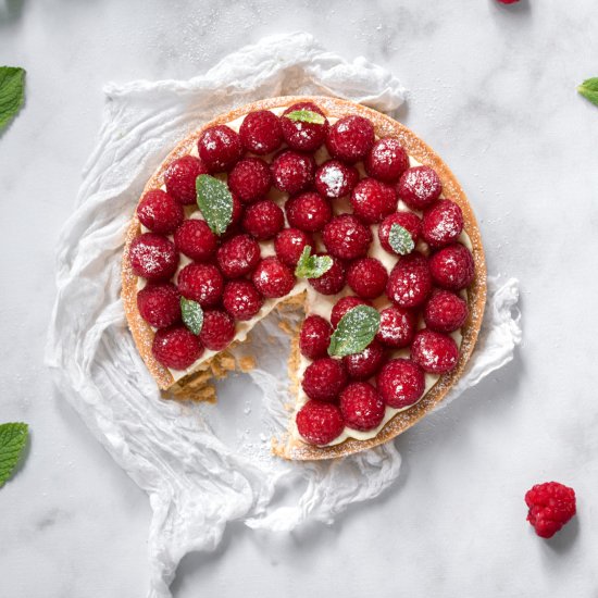 Easy Raspberry Tart