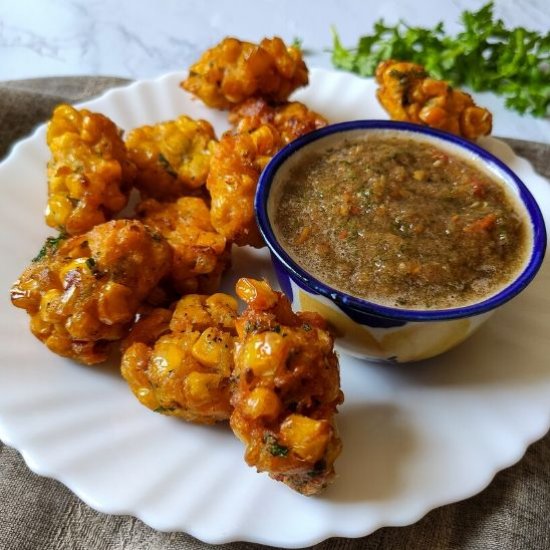 Easy Corn fritters-vegan & GF