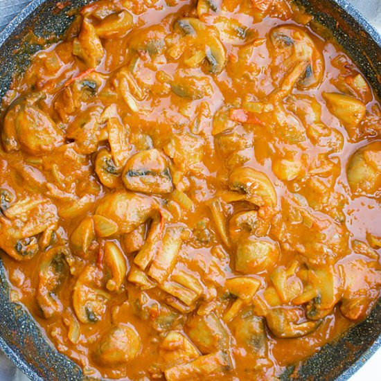 Mushroom Tikka Masala