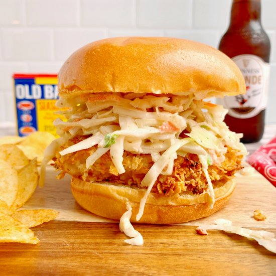 Oven Fried Chicken Sandwich