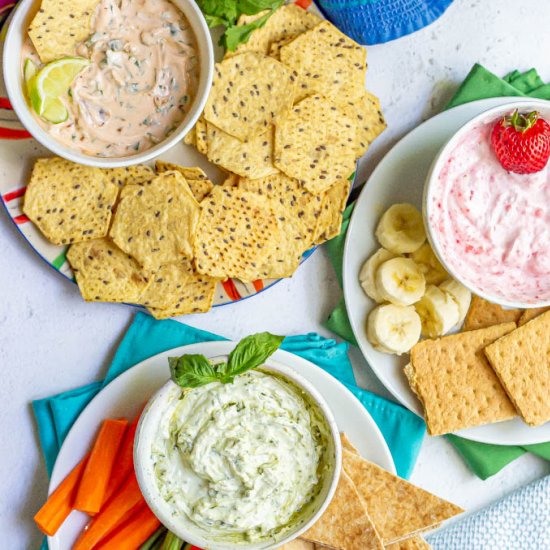 Greek yogurt dips