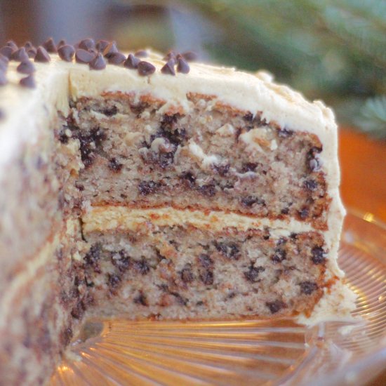 Banana Chocolate Chip Cake