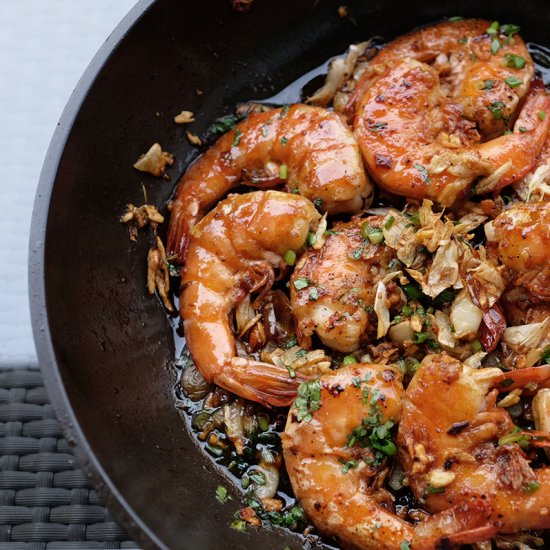 Best Soy Glazed Garlic Shrimp