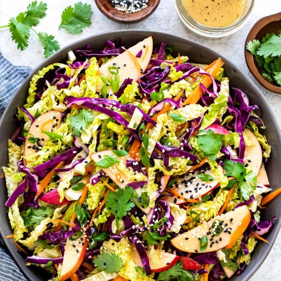 Asian Slaw with Sesame Dressing