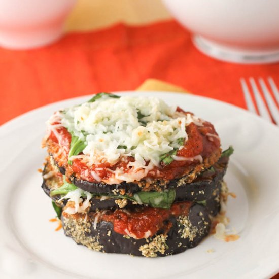 Baked Mediterranean Eggplant Rounds