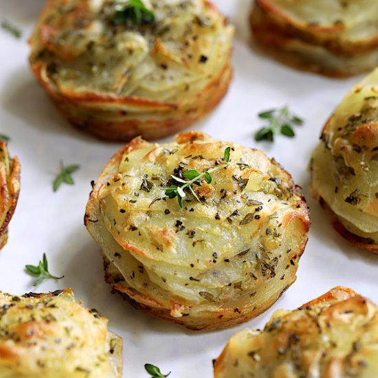 Muffin Pan Potato Galettes