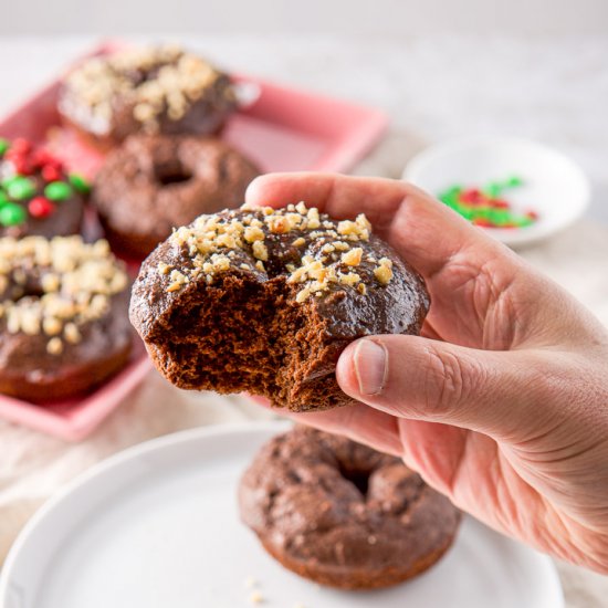 Baked Chocolate Donuts