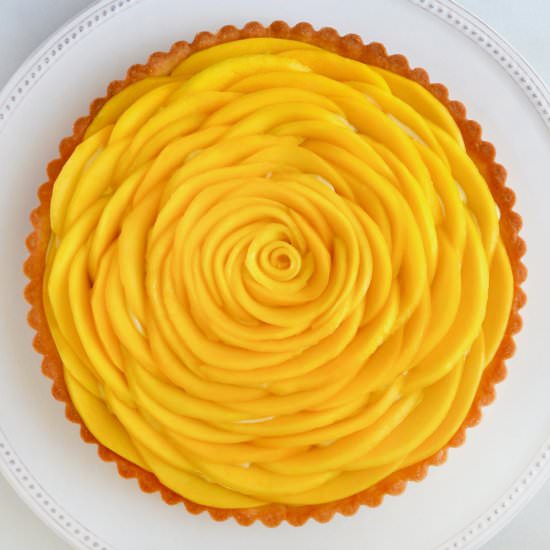 Mango Tart + Vanilla Pastry Cream