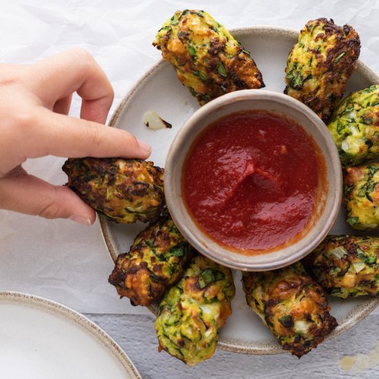 keto air fryer zucchini tots